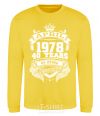 Sweatshirt April 1978 awesome yellow фото