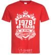 Men's T-Shirt May 1978 awesome red фото