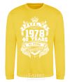 Sweatshirt July 1978 awesome yellow фото