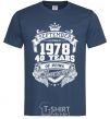 Men's T-Shirt September 1978 awesome navy-blue фото