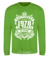 Sweatshirt October 1978 awesome orchid-green фото
