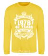 Sweatshirt November 1978 awesome yellow фото