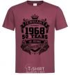 Men's T-Shirt Jenuary 1968 awesome burgundy фото