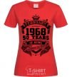 Women's T-shirt February 1968 awesome red фото