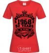 Women's T-shirt March 1968 awesome red фото