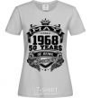 Women's T-shirt May 1968 awesome grey фото