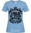 Women's T-shirt May 1968 awesome sky-blue фото