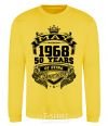 Sweatshirt May 1968 awesome yellow фото