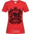 Women's T-shirt June 1968 awesome red фото