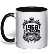 Mug with a colored handle September 1968 awesome black фото