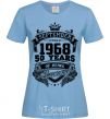 Women's T-shirt September 1968 awesome sky-blue фото