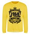 Sweatshirt September 1968 awesome yellow фото