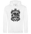 Men`s hoodie October 1968 awesome White фото