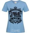 Women's T-shirt November 1968 awesome sky-blue фото