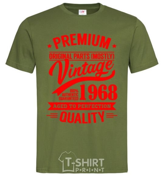 Men's T-Shirt Premium vintage 1968 millennial-khaki фото