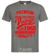 Men's T-Shirt Premium vintage 1968 dark-grey фото