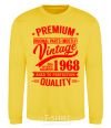 Sweatshirt Premium vintage 1968 yellow фото