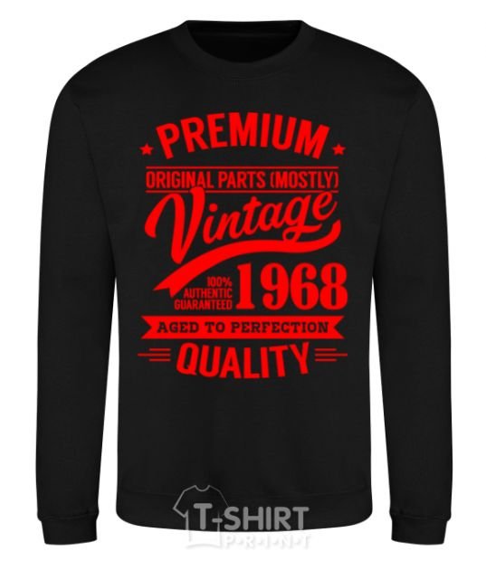 Sweatshirt Premium vintage 1968 black фото