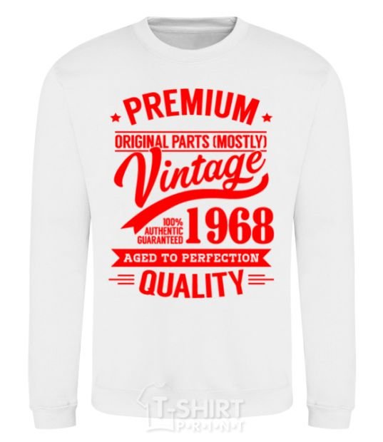 Sweatshirt Premium vintage 1968 White фото