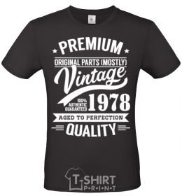Men's T-Shirt Premium vintage 1978 black фото