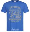 Мужская футболка Premium vintage 1988 Ярко-синий фото
