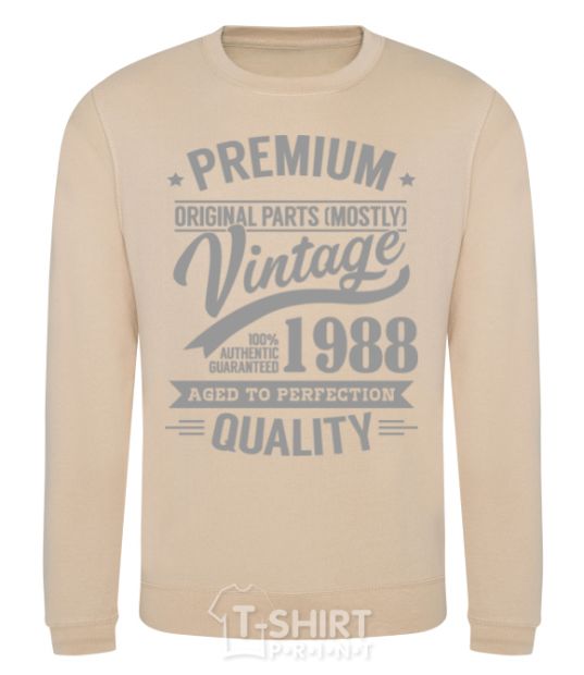 Sweatshirt Premium vintage 1988 sand фото