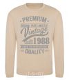 Sweatshirt Premium vintage 1988 sand фото