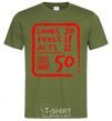 Men's T-Shirt That makes me 50 millennial-khaki фото