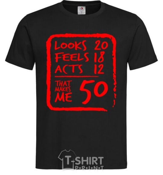 Men's T-Shirt That makes me 50 black фото