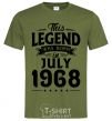 Men's T-Shirt This Legend was born in July 1968 millennial-khaki фото