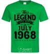 Men's T-Shirt This Legend was born in July 1968 kelly-green фото