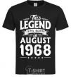 Men's T-Shirt This Legend was born in August 1968 black фото