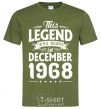 Men's T-Shirt This Legend was born in December 1968 millennial-khaki фото
