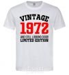 Men's T-Shirt Vintage 1972 White фото