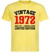 Мужская футболка Vintage 1972 Лимонный фото