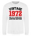 Sweatshirt Vintage 1972 White фото