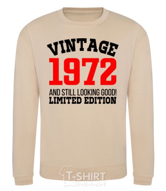 Sweatshirt Vintage 1972 sand фото