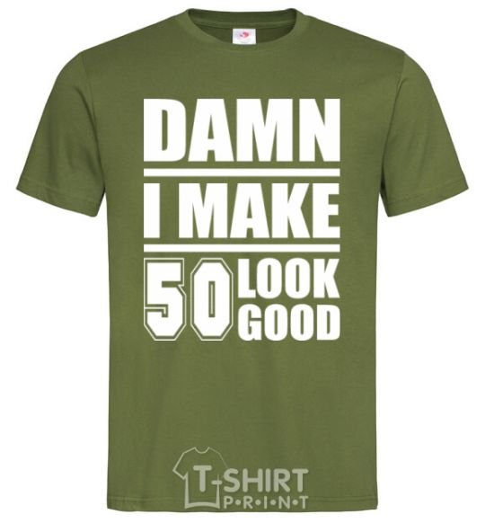 Men's T-Shirt Damn i make 50 look good millennial-khaki фото