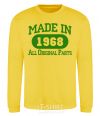 Sweatshirt Made in 1968 All Original Parts yellow фото