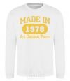 Sweatshirt Made in 1978 All Original Parts White фото