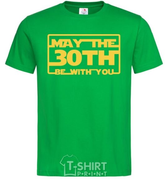 Men's T-Shirt May the 30th be with you kelly-green фото
