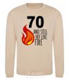 Sweatshirt 70 and still hot like fire sand фото