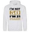 Men`s hoodie I'm not 50 i'm 21 with 29 years of experience sport-grey фото