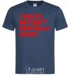 Men's T-Shirt This is my 50th birthday shirt navy-blue фото