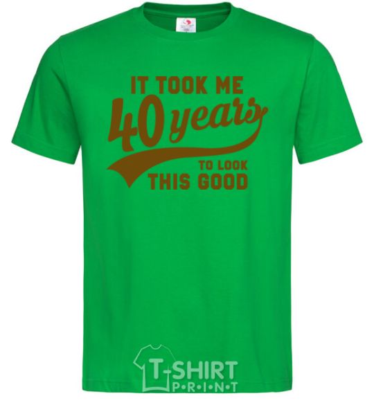 Men's T-Shirt It took me 40 years to look this good kelly-green фото