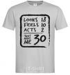 Men's T-Shirt That makes me 30 grey фото