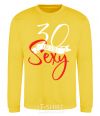 Sweatshirt 30 and still sexy yellow фото