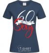 Women's T-shirt 60 and still sexy navy-blue фото