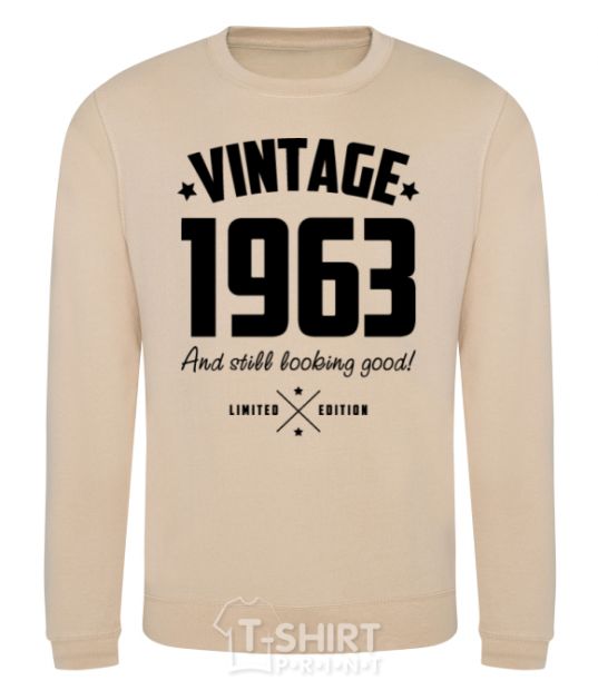 Sweatshirt Vintage 1963 and still looking good sand фото