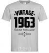 Men's T-Shirt Vintage 1963 and still looking good grey фото